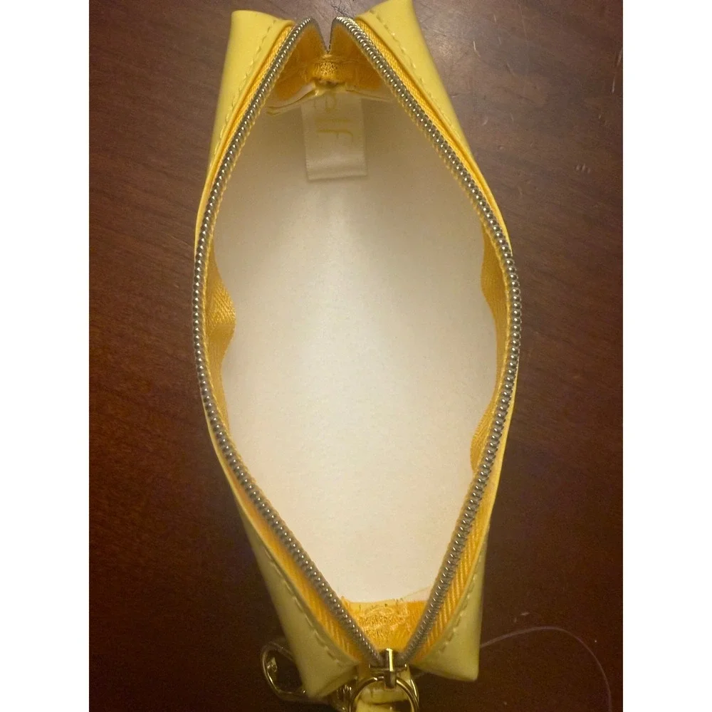 e.l.f. You Butter Work lippie bag charm yellow stick NEW mini makeup pouch - Picture 6 of 8